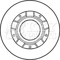 Optimal BS-8266 - Тормозной диск avtokuzovplus.com.ua