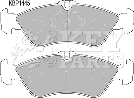 Key Parts KBP1445 - Тормозные колодки, дисковые, комплект autodnr.net