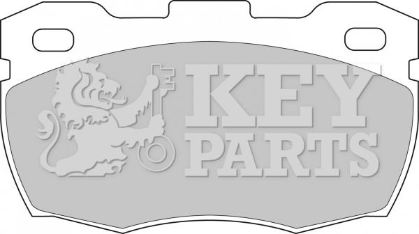 Key Parts KBP1571 - Гальмівні колодки, дискові гальма autocars.com.ua