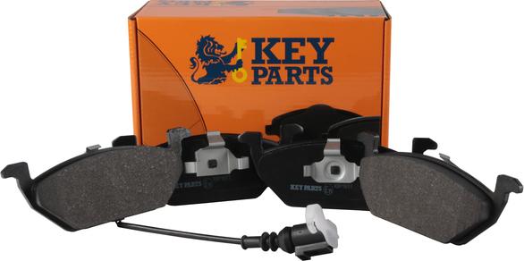 Key Parts KBP1617 - Тормозные колодки, дисковые, комплект autodnr.net