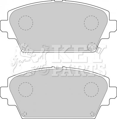 Key Parts KBP1652 - Гальмівні колодки, дискові гальма autocars.com.ua
