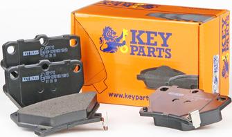 Key Parts KBP1712 - Гальмівні колодки, дискові гальма autocars.com.ua