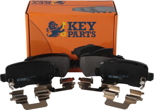 Key Parts KBP1777 - Гальмівні колодки, дискові гальма autocars.com.ua