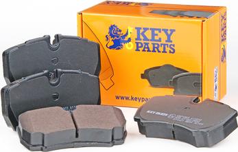 Key Parts KBP1863 - Тормозные колодки, дисковые, комплект autodnr.net