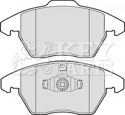 Key Parts KBP1888 - Гальмівні колодки, дискові гальма autocars.com.ua