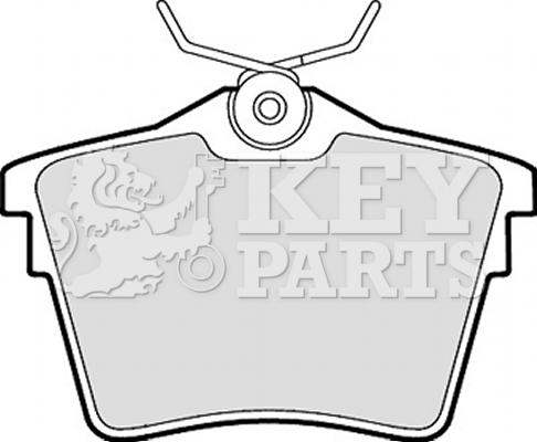 Key Parts KBP1899 - Тормозные колодки, дисковые, комплект autodnr.net