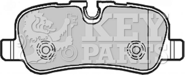 Key Parts KBP1941 - Гальмівні колодки, дискові гальма autocars.com.ua