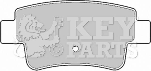 Key Parts KBP1946 - Гальмівні колодки, дискові гальма autocars.com.ua