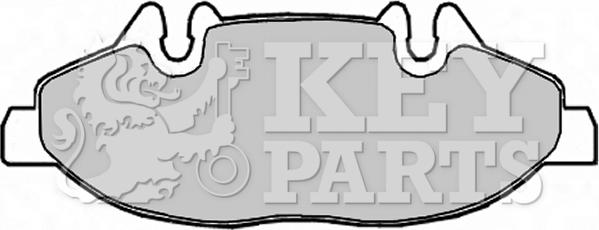 Key Parts KBP1949 - Гальмівні колодки, дискові гальма autocars.com.ua