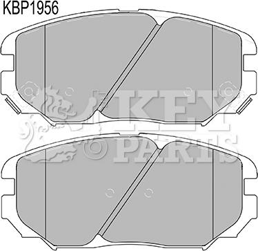 Key Parts KBP1956 - Гальмівні колодки, дискові гальма autocars.com.ua