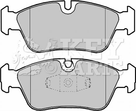 Key Parts KBP1959 - Гальмівні колодки, дискові гальма autocars.com.ua