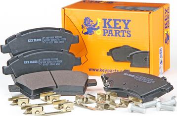 Key Parts KBP1968 - Гальмівні колодки, дискові гальма autocars.com.ua