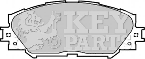 Key Parts KBP1991 - Гальмівні колодки, дискові гальма autocars.com.ua
