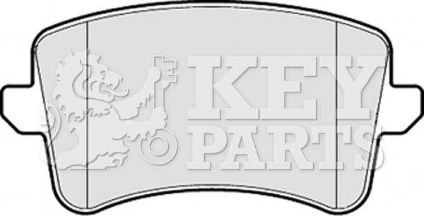 Key Parts KBP2055 - Гальмівні колодки, дискові гальма autocars.com.ua