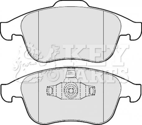 Key Parts KBP2057 - Гальмівні колодки, дискові гальма autocars.com.ua