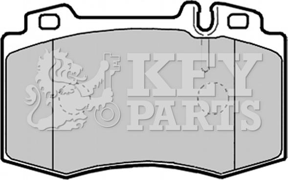 Key Parts KBP2132 - Тормозные колодки, дисковые, комплект autodnr.net