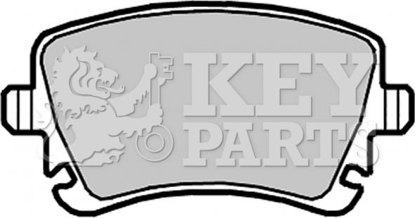 Key Parts KBP2139 - Гальмівні колодки, дискові гальма autocars.com.ua