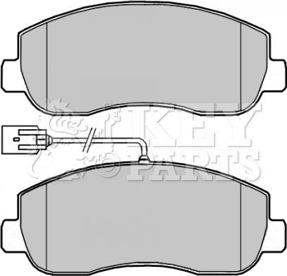 Key Parts KBP2266 - Гальмівні колодки, дискові гальма autocars.com.ua