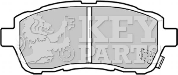 Key Parts KBP2304 - Тормозные колодки, дисковые, комплект autodnr.net