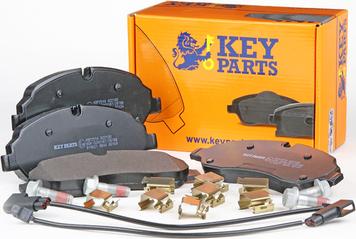 Key Parts KBP2514 - Гальмівні колодки, дискові гальма autocars.com.ua