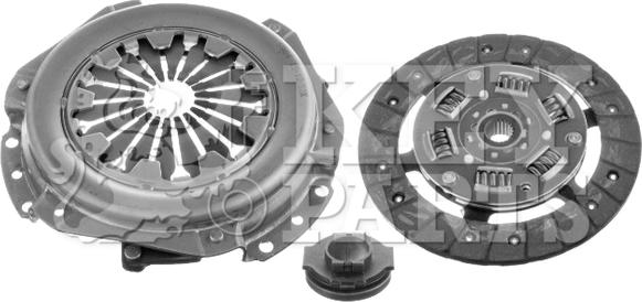 Key Parts KC7617 - Комплект зчеплення autocars.com.ua