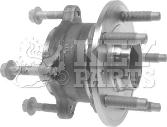 Key Parts KWB1240 - Комплект подшипника ступицы колеса autodnr.net