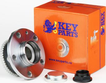 Key Parts KWB487 - Комплект підшипника маточини колеса autocars.com.ua