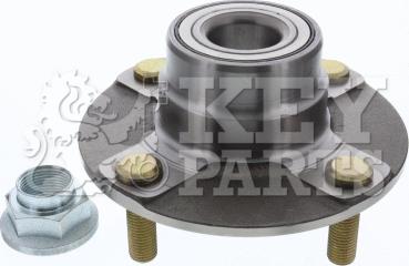 Key Parts KWB537 - Комплект підшипника маточини колеса autocars.com.ua