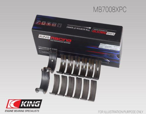King MB7008XPC - Комплект підшипників колінчастого вала autocars.com.ua