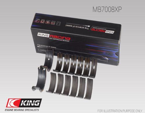 King MB7008XP - Комплект підшипників колінчастого вала autocars.com.ua