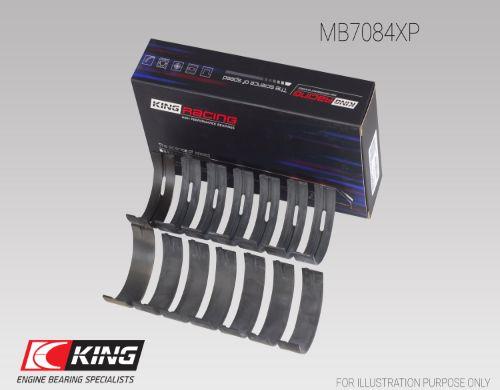 King MB7084XP - Комплект підшипників колінчастого вала autocars.com.ua