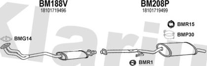 Klarius 060100U - Система випуску ОГ autocars.com.ua