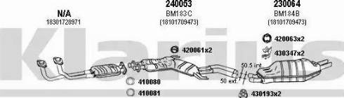 Klarius 060187E - Система випуску ОГ autocars.com.ua