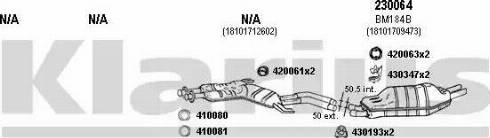 Klarius 060197E - Система випуску ОГ autocars.com.ua
