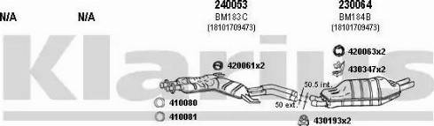 Klarius 060202E - Система випуску ОГ autocars.com.ua