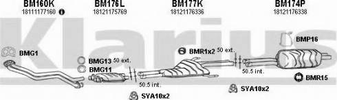 Klarius 060214U - Система випуску ОГ autocars.com.ua