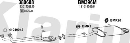 Klarius 060323U - Система випуску ОГ autocars.com.ua