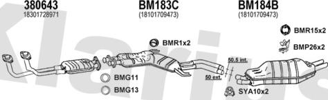 Klarius 060499U - Система випуску ОГ autocars.com.ua