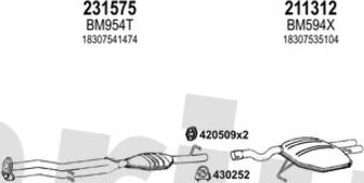 Klarius 060807E - Система випуску ОГ autocars.com.ua
