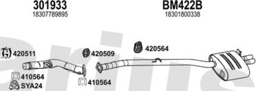 Klarius 060812U - Система випуску ОГ autocars.com.ua