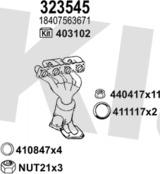 Klarius 061162U - Система випуску ОГ autocars.com.ua