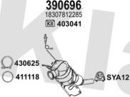 Klarius 061164U - Система випуску ОГ autocars.com.ua