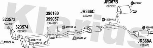 Klarius 080224U - Система випуску ОГ autocars.com.ua