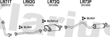 Klarius 090102U - Система випуску ОГ autocars.com.ua