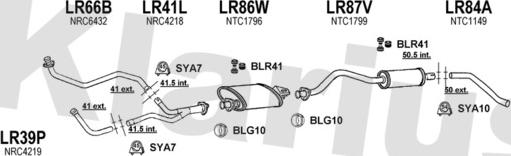 Klarius 090116U - Система випуску ОГ autocars.com.ua