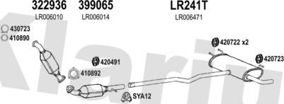 Klarius 090350U - Система випуску ОГ autocars.com.ua