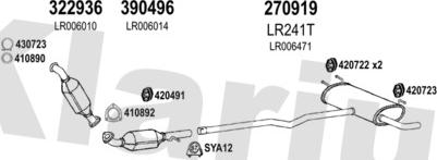 Klarius 090363E - Система випуску ОГ autocars.com.ua