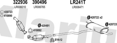 Klarius 090363U - Система випуску ОГ autocars.com.ua