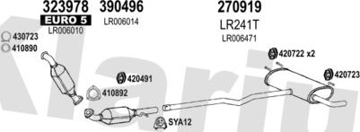 Klarius 090392E - Система випуску ОГ autocars.com.ua