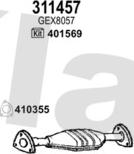 Klarius 120458E - Система випуску ОГ autocars.com.ua